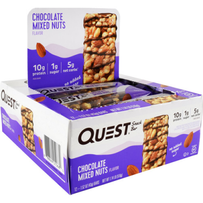 QUEST SNACK BAR 43g 12개