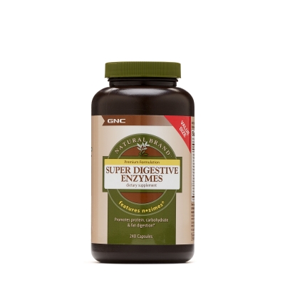 NATURAL BRAND SUPER DIGESTIVE ENZYMES 240 Capsules