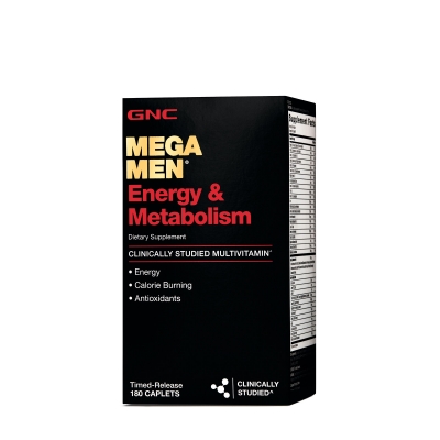 GNC MEGA MEN ENERGY & METABOLISM 180 Caplets